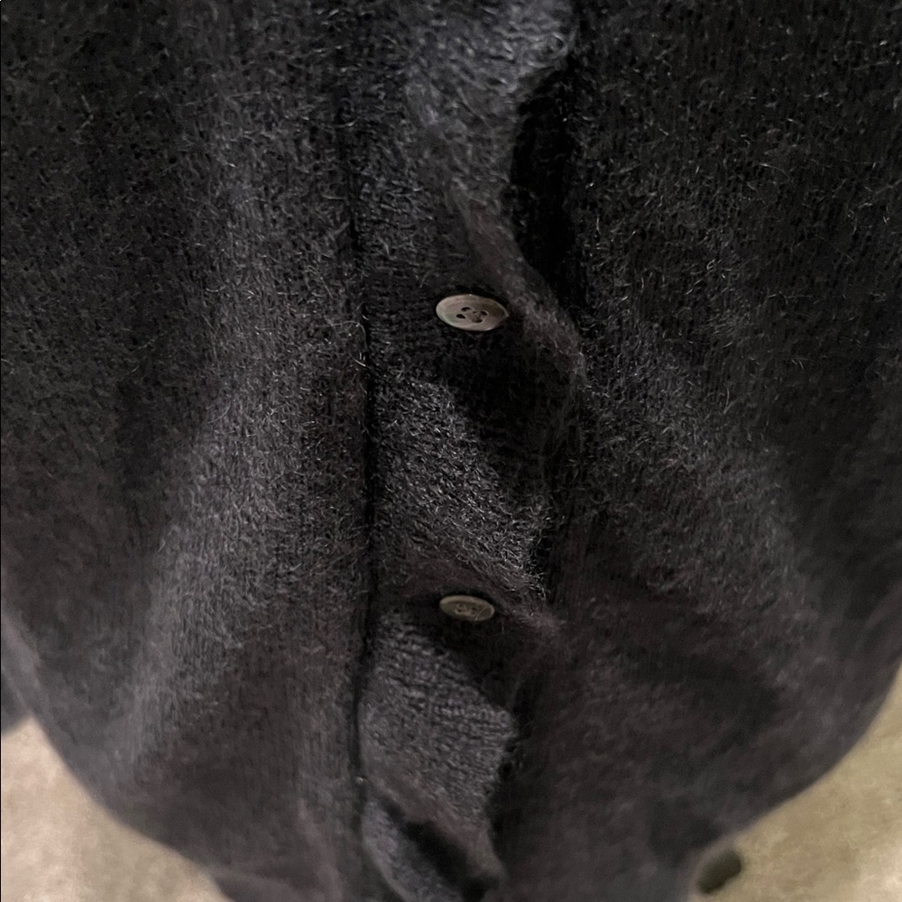 J. Crew Women's Dark Navy Button-Up Cardigan - Picture 2 of 7